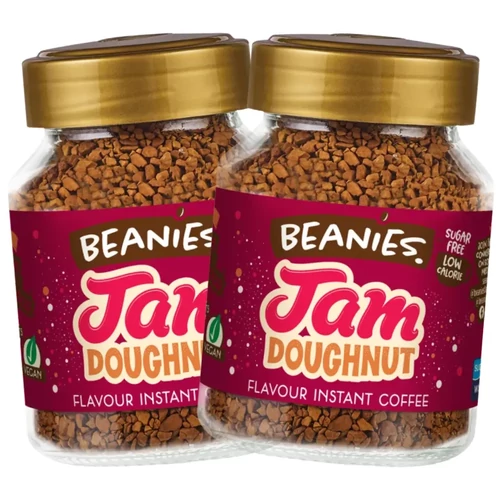 Beanies Lekváros fánk ízű instant kávé DUO 2X50 g - Natur Reform