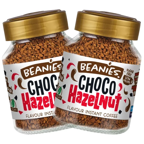 Beanies Choco Hazelnut csokoládés-mogyorós instant kávé DUO 2x50 g