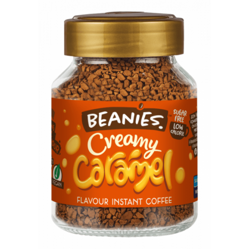 Beanies Krémes-karamella ízű instant kávé 50 g – Natur Reform