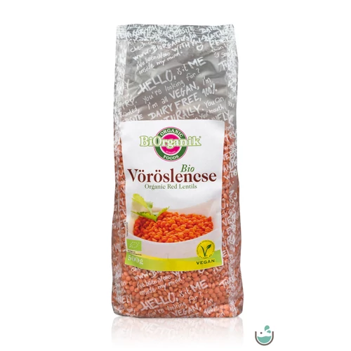 BiOrganik Bio Vöröslencse 500 g – Natur Reform