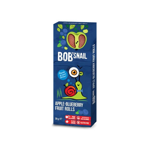 Bob Snail Alma-áfonya gyümölcstekercs 30 g - Natur Reform