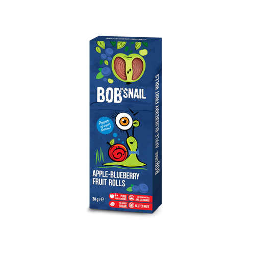 Bob Snail Alma-áfonya gyümölcstekercs 30 g - Natur Reform