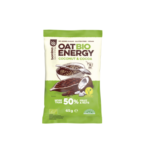 Bombus Oat Bio Energy zabkása kókusz és kakaó 65 g
