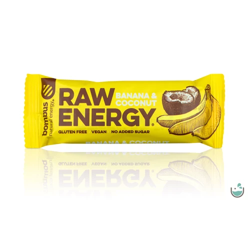 Bombus nyers energia szelet banán & kókusz 50 g - Natur Reform