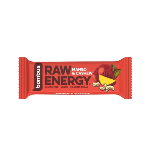 Bombus Energy mangó és kesudió szelet 50 g - Natur Reform