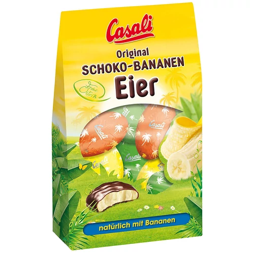 Casali Csoki banán húsvéti tojások 180 g  - Natur Reform
