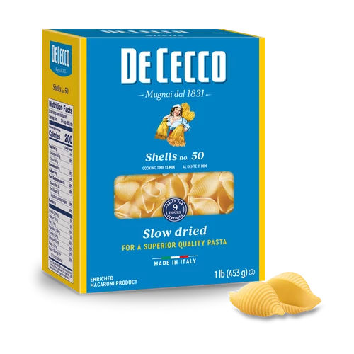 De Cecco Conchiglie Rigate (Kagyló) N50 500 g - Natur Reform