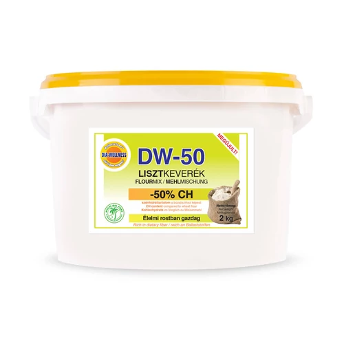 Dia-Wellness Lisztkeverék -50% 2kg – DW50 (50-es liszt) - Natur Reform