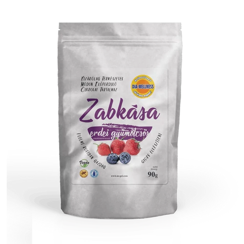 Dia-Wellness Zabkása erdei gyümölcsös 90 g - Natur Reform