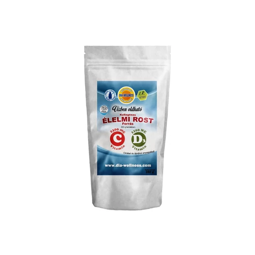 Dia-Wellness Vízben oldódó kollagénes élelmi rost (vitaminos) 250 g - Natur Reform 