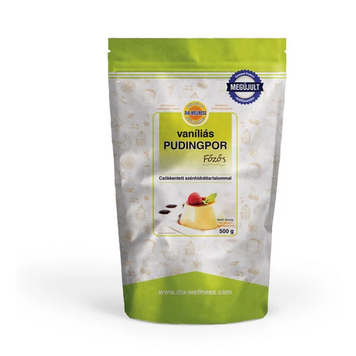 Dia-Wellness Vanília ízű puding főzős ( maltit nélkül ) 500 g - Natur Reform
