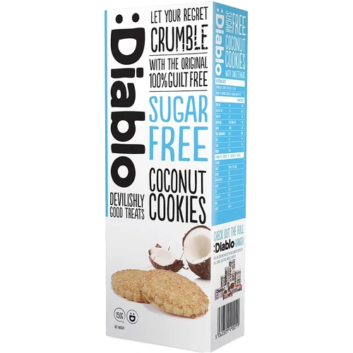 Diablo Cukormentes kókuszos keksz 150 g - Natur Reform