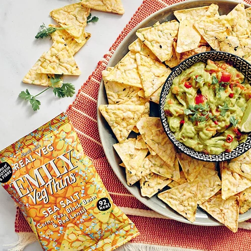Emily Vegán tortilla chips – Tengeri sós 23 g