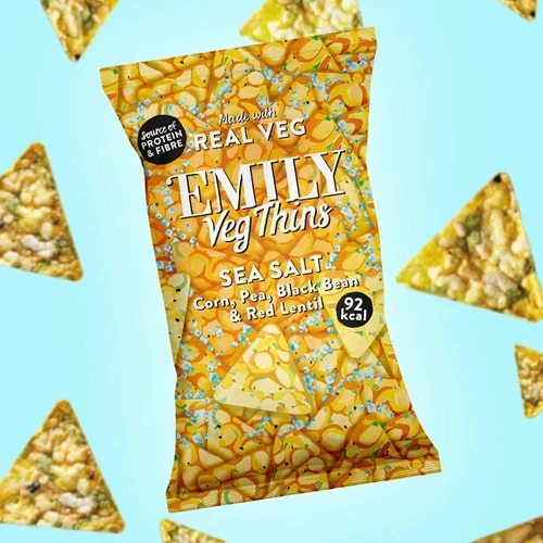 Emily Vegán tortilla chips – Tengeri sós 23 g