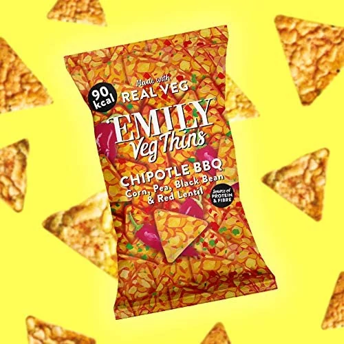 Emily Vegán tortilla chips – barbecue ízű 23 g