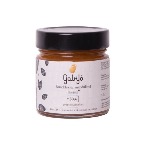 GabiJó Baracklekvár mandulával 240 g – Natur Reform