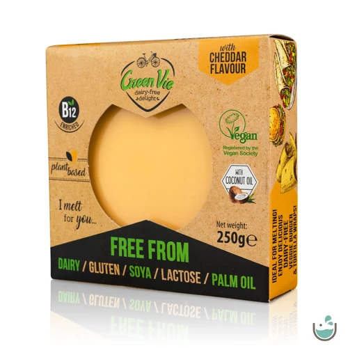 Green Vie Cheddar ízesítésű tömb 250 g