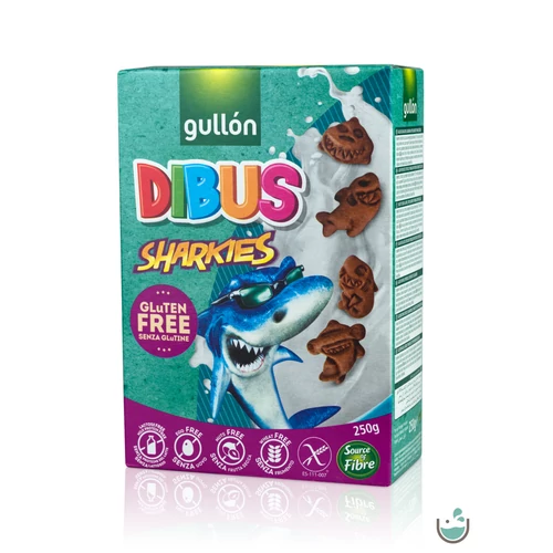 Gullón Dibus Sharkies - gluténmentes reggeliző keksz 250 g