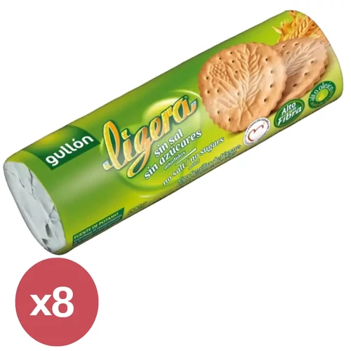 Gullón Ligera keksz só és cukor hozzáadása nélkül 8X200 g - Natur Reform