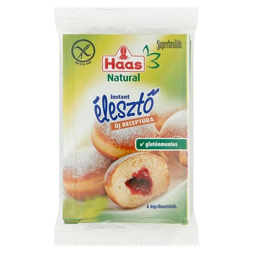 Haas Natural Instant élesztő 3 x 7 g - Natur Reform