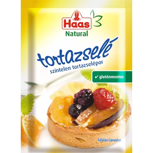 Haas Natural színtelen tortazselé 11 g - Natur Reform