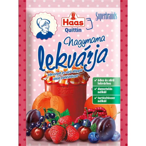 Haas Quittin nagymama lekvárja zselésítőszer 20 g - Natur Reform