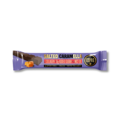 Hello Keto Sós-karamell ízű kakaóvaj-szelet édesítőszerekkel 40 g