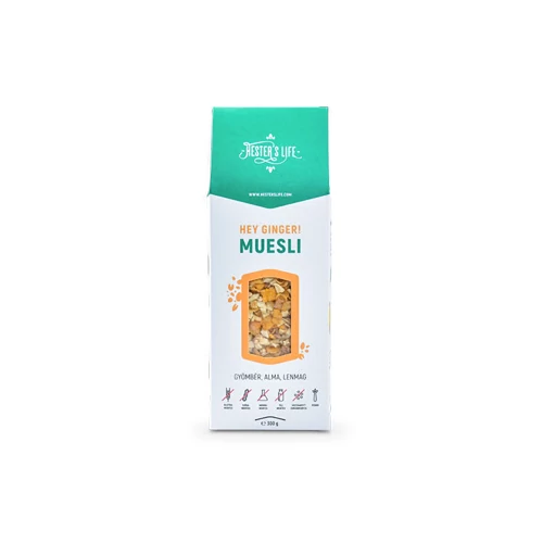Hester’s Life Hey ginger! Muesli - Gyömbéres-almás müzli 300 g