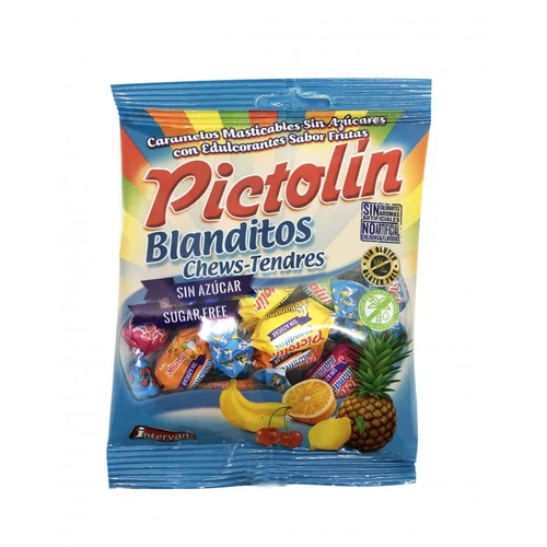 Pictolin puhakaramell blanditos cukormentes gyümölcsös 65 g- Natur Reform