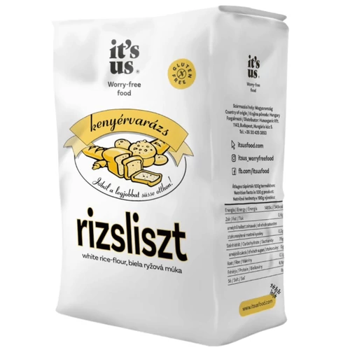 It's us Kenyérvarázs Gluténmentes rizsliszt 1000 g