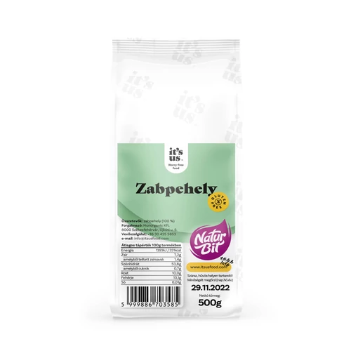 It's us NATURBIT Gluténmentes Zabpehely 500 g – Natur Reform