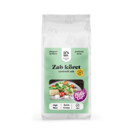 it's us NATURBIT Zab köret (szeletelt zab) gluténmentes 500 g – Natur Reform
