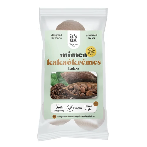 It's us MIMEN Kakaókrémes töltött keksz (gluténmentes) 150 g – Natur Reform