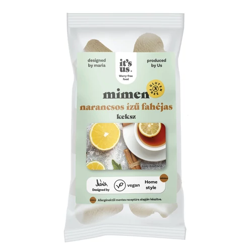 It's us MIMEN fahéjas -narancsos ízű keksz (gluténmentes) 150 g – Natur Reform