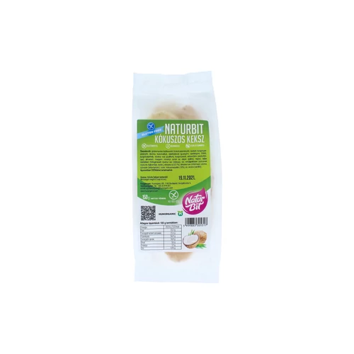 NATURBIT Kókuszos keksz 150 g – Natur Reform