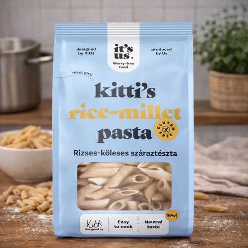 It's us KITTI'S rizses-köleses száraztészta penne csomag 4X200 g