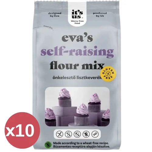 It’s us EVA's Self Raising Flour Mix kínáló 10×1000 g gluténmentes liszt