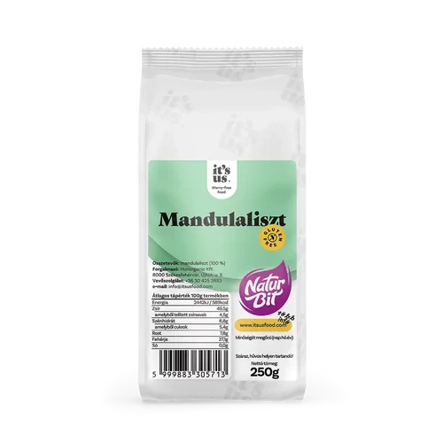 It's us NATURBIT Mandulaliszt 250 g - Natur Reform