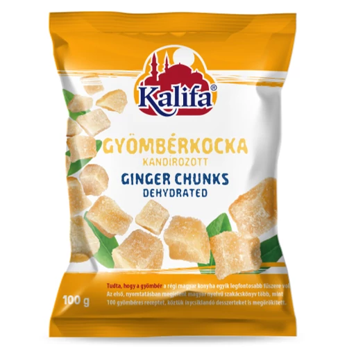 Kalifa Kandírozott gyömbérkocka 100 g - Natur Reform