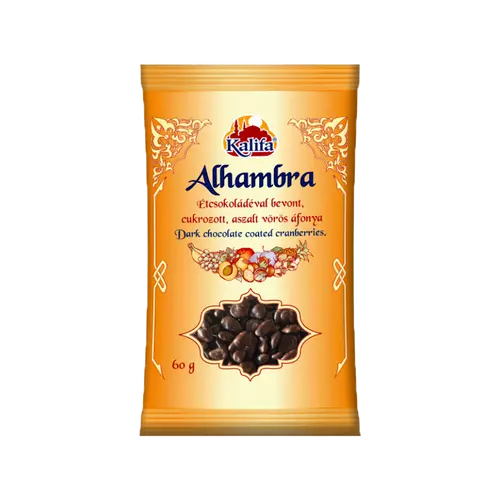 Kalifa Alhambra étcsokoládés vörös áfonya 60 g