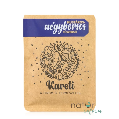 Karoti Mustáros-négyborsos fűszersó 30 g- Natur Reform