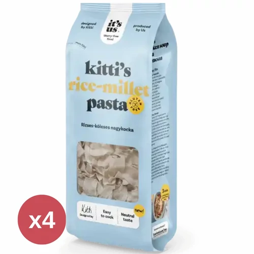 it's us KITTI'S Rizses-köleses száraztészta fodros nagykocka 200 g