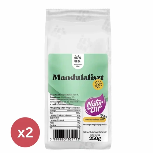 It's us NATURBIT Mandulaliszt 250 g - Natur Reform
