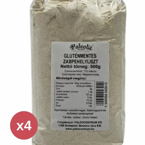 Paleolit Gluténmentes magyar zabpehelyliszt 500 g - Natur Reform