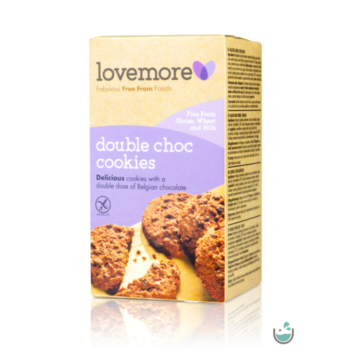 LoveMore gluténmentes dupla csokis keksz 150 g – Natur Reform