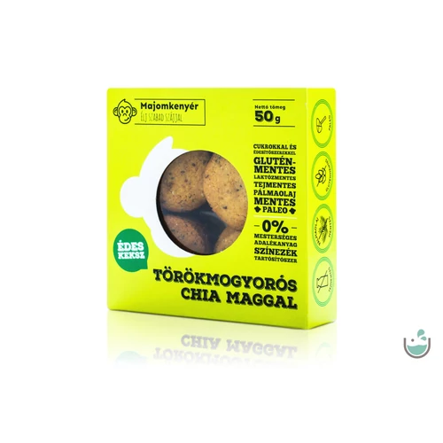 Majomkenyér törökmogyorós-chia maggal paleokeksz 50 g