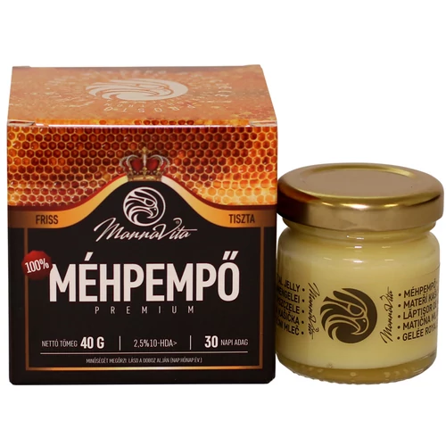 Mannavita Prémium 2,5% 10 HDA méhpempő, 40 g - Natur Reform