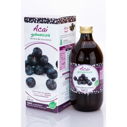 Mannavita Acai gyümölcslé 100%-os, 500 ml