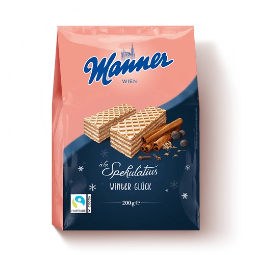 Manner Téli boldogság à la Spekulatius ostya tasakban 200 g