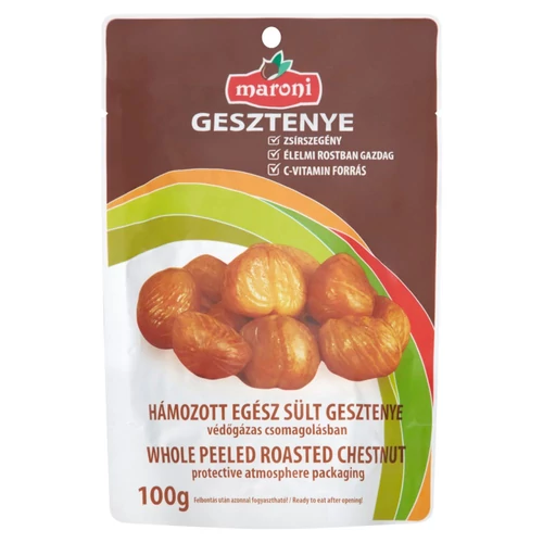 Maroni Hámozott egész sült gesztenye 100 g - Natur Reform